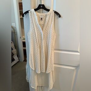 Anthropologie - HD in Paris Ivory High Low Dress